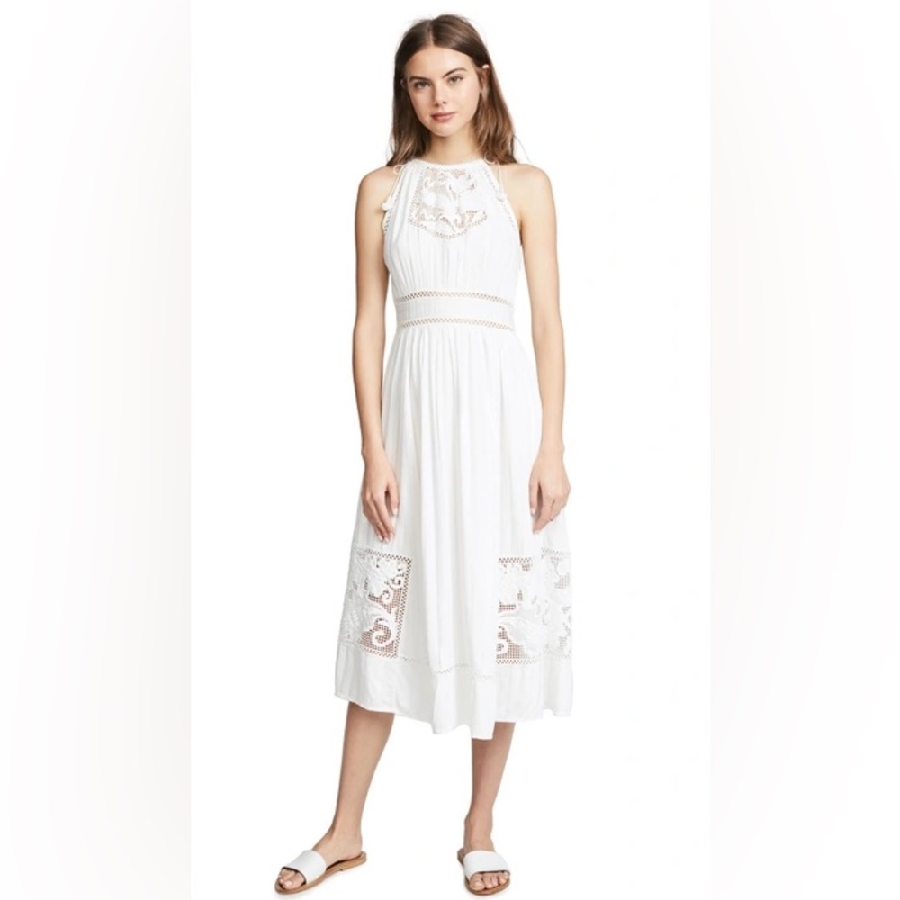 Ulla Johnson White Hania Dress | size 8 - Picture 2 of 4